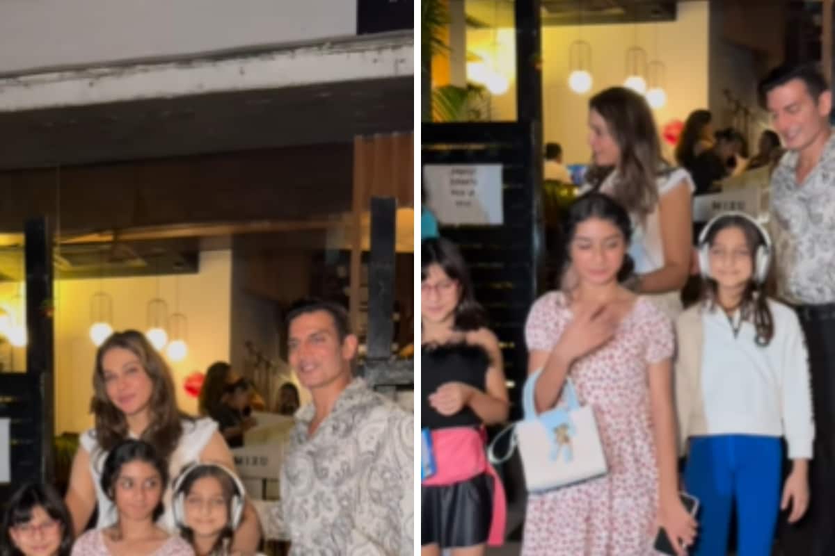 watch:-isha-koppikar-makes-rare-appearance-with-ex-husband-timmy-narang-and-daughter