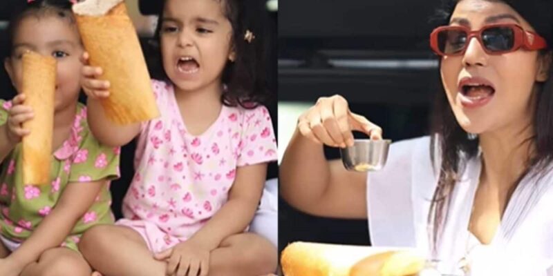 debina-bonnerjee-joins-the-‘idli-sambar-chutney’-trend-with-her-little-foodie-team