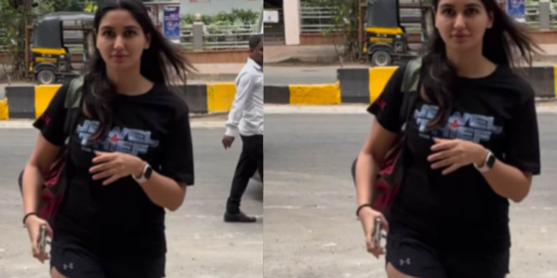 nikita-dutta’s-all-black-gym-outfit-is-part-of-jewel-thief-promotions
