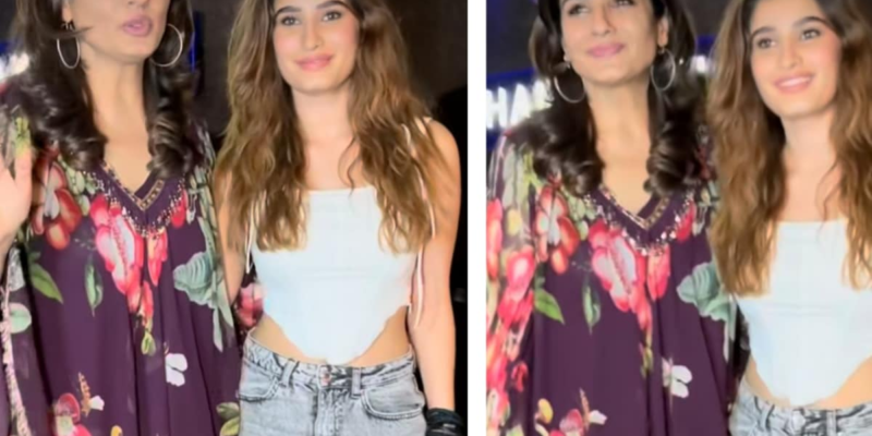 rasha-thadani-brings-gen-z-sass,-raveena-tandon-serves-evergreen-class-on-a-stylish-night-out