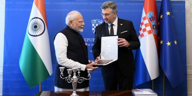pm-modi-receives-special-gift-in-croatia-–-a-grammar-book-of…written-by…